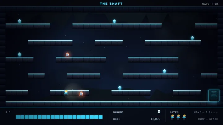 NEON MINER gameplay